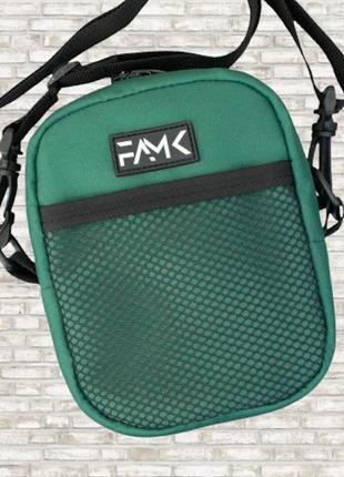 Сумка месенджер через плече famk зелений (264013516)