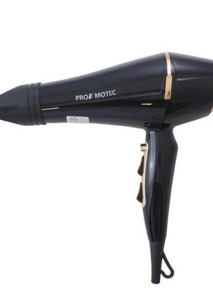 Стильный фен для волос promotec pm-2311 (3000 вт.)