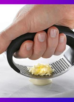 Прес для часнику із нержавіючої сталі garlic press