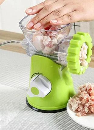 М'ясорубка ручна механічна super minser multi functional food rf-706