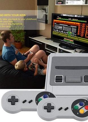 Ретро приставка game box dendy super mini retro игровая портативная консоль 620 игр с двумя джойстиками