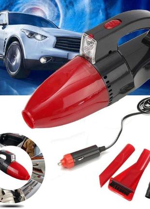 Пылесос автомобильный car vacuum cleaner портативный автопылесос мощный для машины салона авто 130 ватт