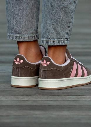 Adidas campus brown\rose5 фото