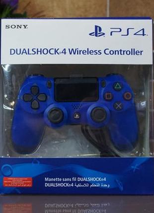 Джойстик ігровий для ps4 dualshock 4 синій