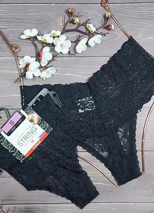 Трусики стринги кружевные женские xl (54-56) 2 шт fancy underwear нидерланды