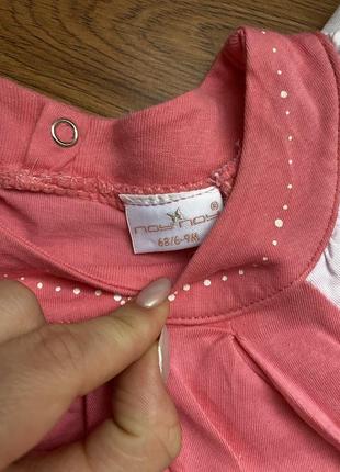 Лот одягу для дівчинки 3-6, 6-9 місяців вісім речей сукня штани кофта пісочник5 фото