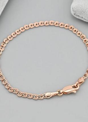 Браслет xuping чв позолота  довжина 18 см. ширина 3 мм.