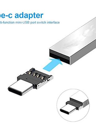Переходник usb 3.0 type-c 3.1 (папа) -  usb (мама) otg (коннектор под разъем usb мама)