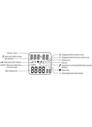 Kyto hrm-2803 пульсометр монітор серцевого ритму годинник бездротовий датчик, вимірювач пульсу, хронограф3 фото