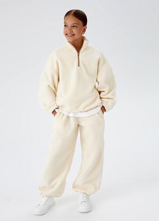Костюм спортивный детский флисовый унисекс рост 116-146
