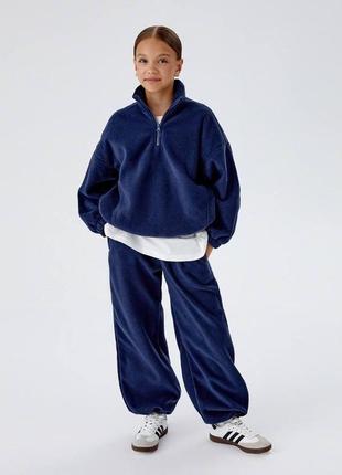 Костюм спортивный детский флисовый унисекс рост 116-146