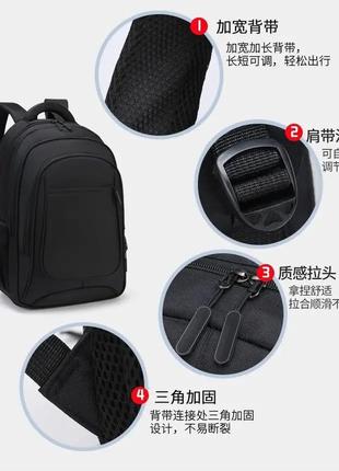 Мужской повседневный рюкзак плотный большой непромокаемый 50*33*18см jingpin 30 литров...