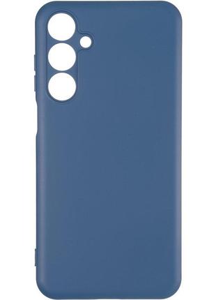 Чохол silicone case для samsung galaxy m35 / m356 бампер із мікрофіброю синій2 фото