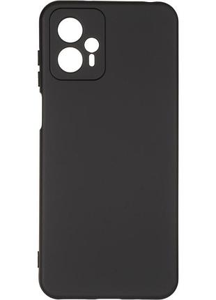 Чохол silicone case для motorola g13 бампер із мікрофіброю чорний