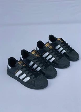 Кроссовки adidas superstar black