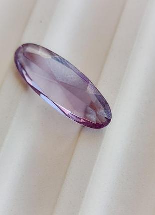 Олесандрит кабошон овал. камінь без оправи олександрит 19*7*5 мм.  кабошони з олександриту. індія.
