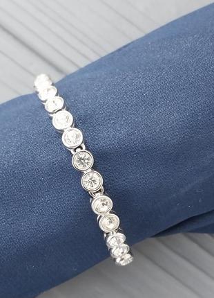 Ювелирный сплав браслет с горным хрусталем винтаж германия!