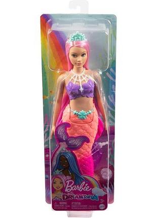 Лялька барбі русалка із дримтопії barbie dreamtopia mermaid doll mattel hgr096 фото