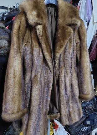 Норковая шуба полушубок 48 50 размер натуральная норка