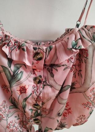 Топ, блуза в цветочный принт8 фото