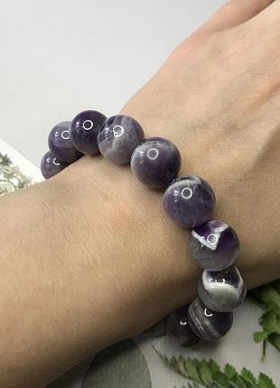 Аметист браслет с натуральным камнем аметист браслет с аметистом на резинке индия