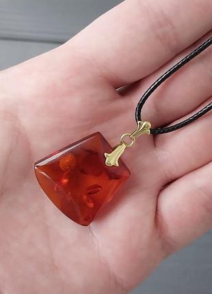 Янтарь кулон с натуральным янтарем кулон подвес с янтарем.