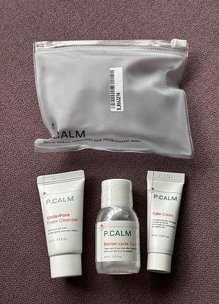 P.calm (toner/ 30ml + foam/12ml + cr/10ml)