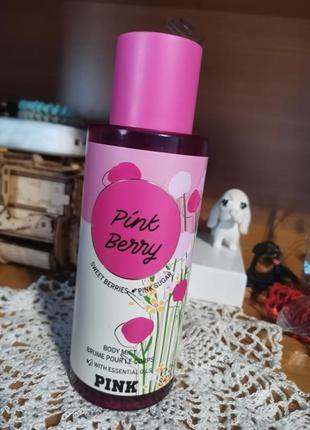 Парфюмированный спрей для тела victoria’s secret pink berry pink