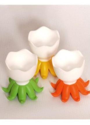 Набор детских пашотниц из 3 шт. (gondol "octopus egg cups")1 фото