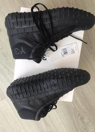 Ботинки adidas y3 high triple black