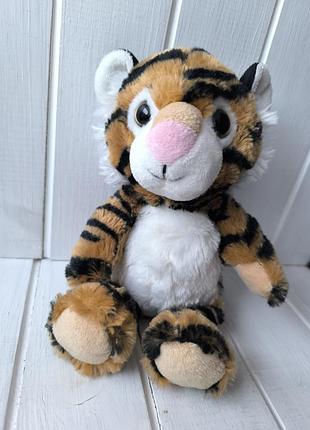 Мягкая игрушка тигр глазистик леопард raven