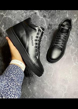 Зимові шкіряні чоловічі черевики