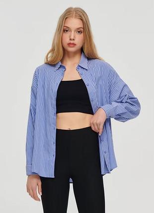 Смугаста сорочка oversize