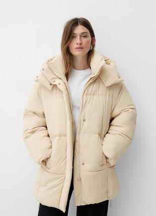 Плащ довжиною 3/4 bershka