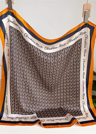 Хустка хустинка бандана на голову пов'язка на сумку на шию косинка платочек платок 12235