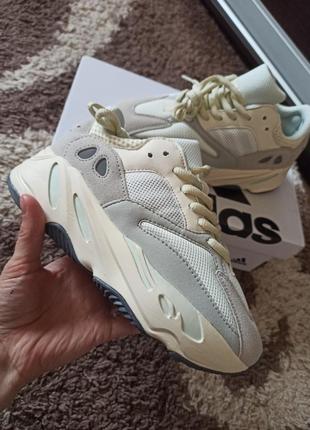 Adidas кроссовки кожа/23см/