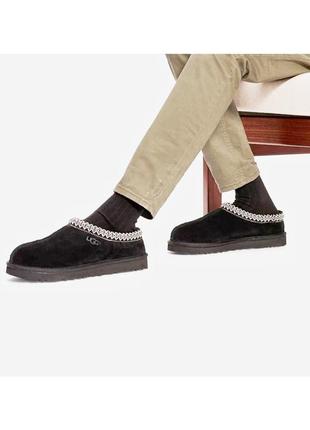 Замшеві чоловічі тасманські капці тапки уггі оригінал ugg tasman m 47-48 розмір