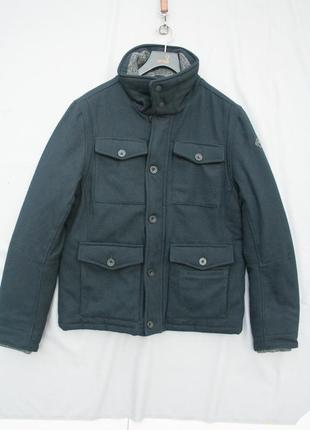 Куртка полупальто типа бушлат мужской garcia jeans темно-синий новая м