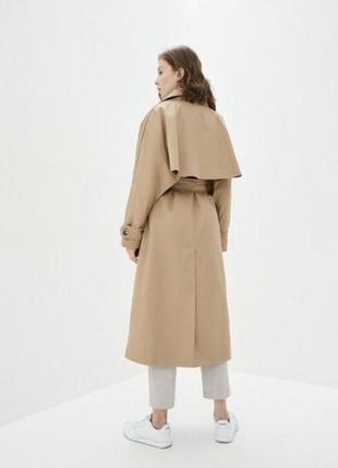 Стильный длинный тренч