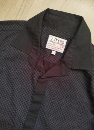 Черная рубашка длинный рукав 13-14 лет