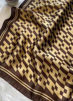 Хустка хустинка бандана на голову пов'язка на сумку на шию косинка платочек платок 12239