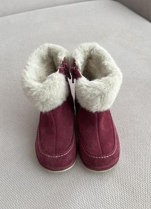 Замшевые ботинки clarks