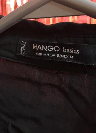 Подовжена рубашка від mango 🖤2 фото