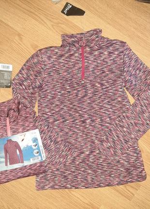 Утепленные функциональные термо кофты лонгслив 122 -128, 158-164 crivit, нитевичка.