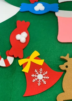 Детская рождественская елочка с игрушками из фетра chrismas free детская елочка на...