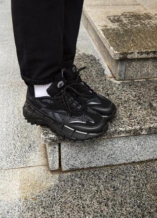 reebok Mujer zig kinetica 2.5 black, мужские кроссовки мелочей черные, кроссовки мужское демисезонное