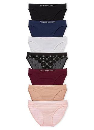 Набор из 7 трусиков бикини оригинал victoria’s secret