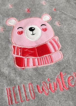 Женская пижама теплая плюшевая домашний костюм sorbetto5 фото