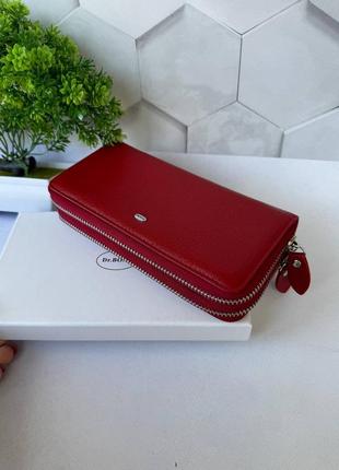 Жіночий шкіряний гаманець компактний
