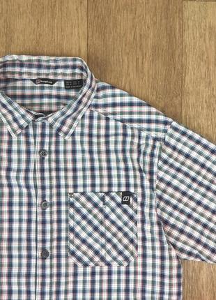 Теніска berghaus шведка чоловіча сорочка рубашка в клітинку спортивна outdoor tnf